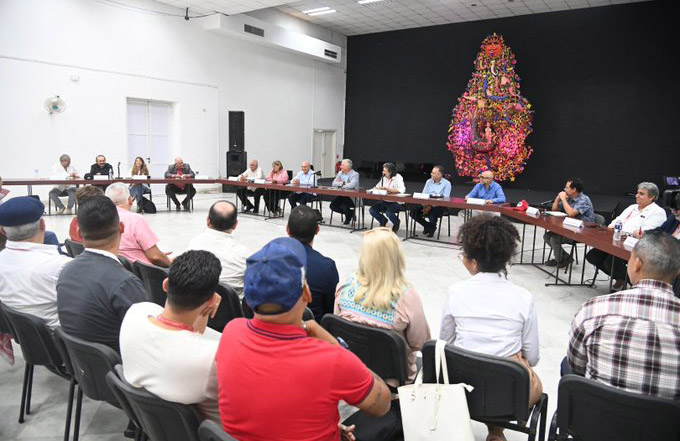 Encuentro de Díaz-Canel en Casa de las Américas
