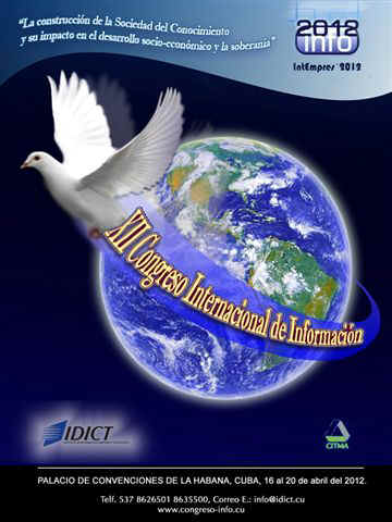 Logo del XII Congreso Internacional de Información Info 2012
