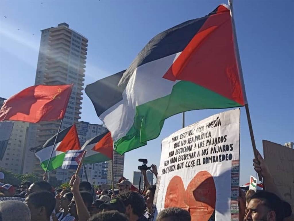 Cuba Marcha por Palestina