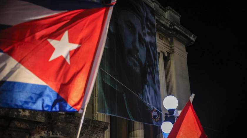 Con la presencia de Díaz-Canel, homenaje a Fidel en la Colina Universitaria