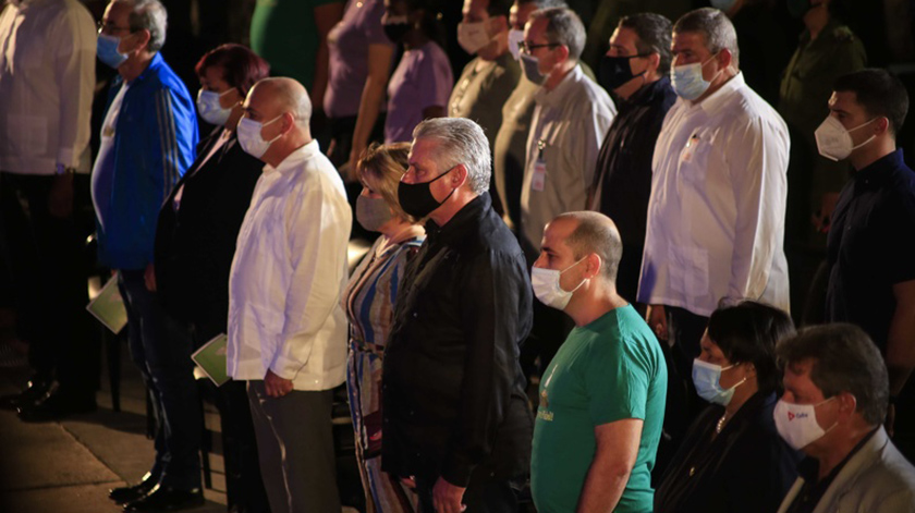 Con la presencia de Díaz-Canel, homenaje a Fidel en la Colina Universitaria