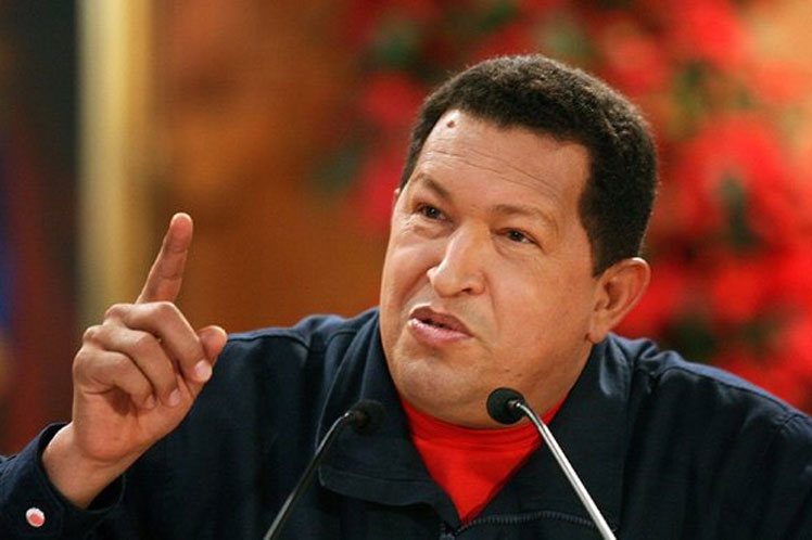 líder de la Revolución bolivariana, Hugo Chávez