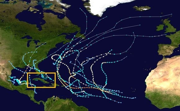 La muy activa temporada de huracanes de 1995/Wikipedia.
