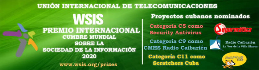 Nominados tres proyectos cubanos a Premios de Información 2020 