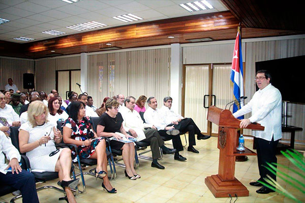  Bruno Rodríguez, ministro de Relaciones Exteriores de Cuba
