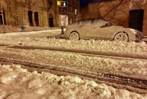 Efectos del actual invierno en la ciudad de Baltimore, Maryland. Foto de Erick Ferris/Twitter. Efectos del actual invierno en la ciudad de Baltimore, Maryland. Foto de Erick Ferris/Twitter.