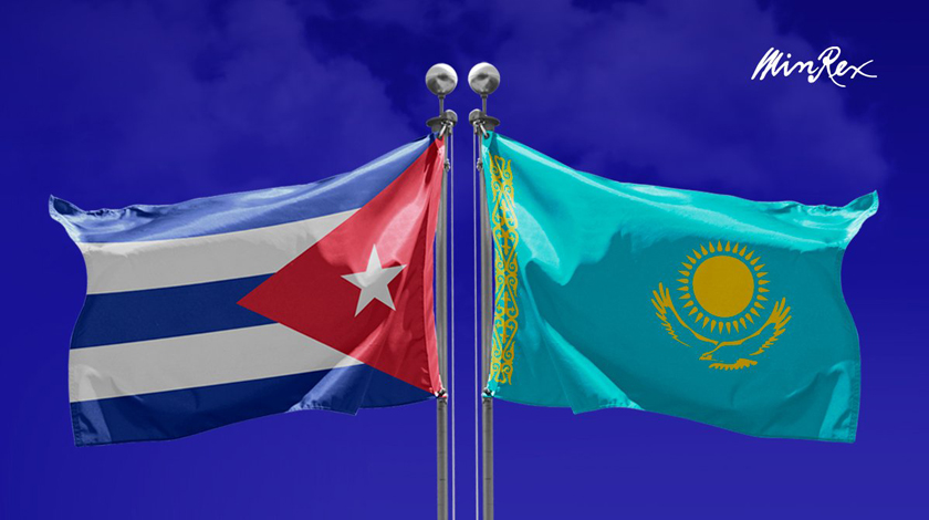 Manifiestan Cuba y Kazajistán interés de fomentar nexos económicos 