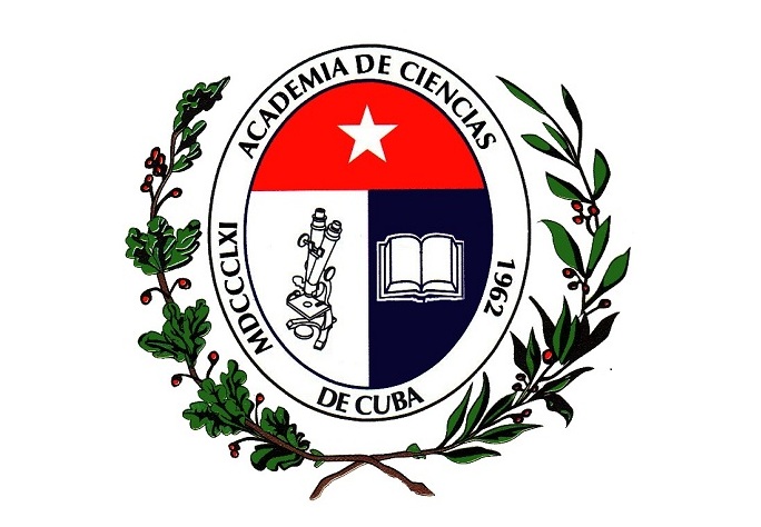 Logotipo alegórico a la Academia de Ciencias de Cuba