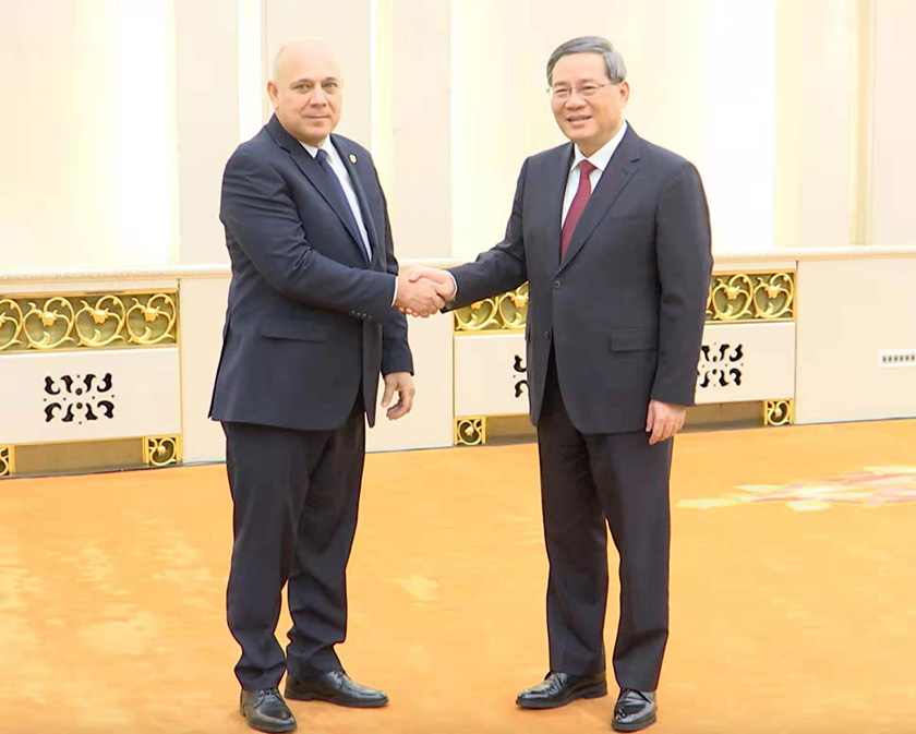 Morales Ojeda encuentro con Primer Ministro de China 