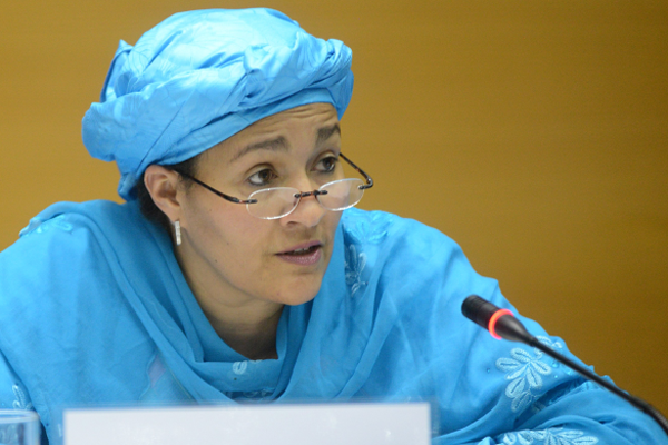  Amina Mohammed, vicesecretaria general de las Naciones Unidas