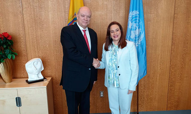 Sostiene Rodrigo Malmierca encuentros con directivos de la ONU 