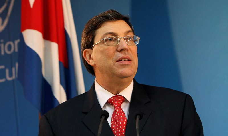 Ministro de Relaciones Exteriores Bruno Rodríguez Parrilla