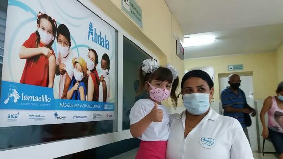 Exitoso ensayo clínico Ismaelillo con la vacuna Abdala. Foto: Rodolfo Blanco Cué/ACN.