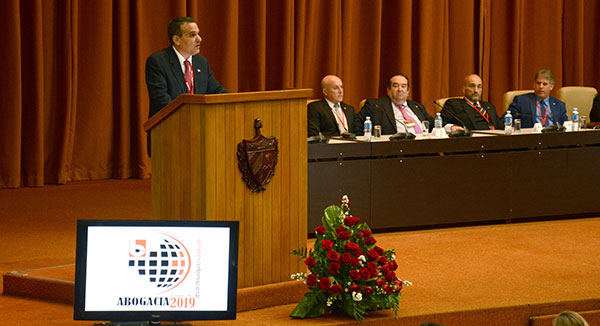 Ariel Mantecón, presidente de la Organización Nacional de Bufetes Colectivos