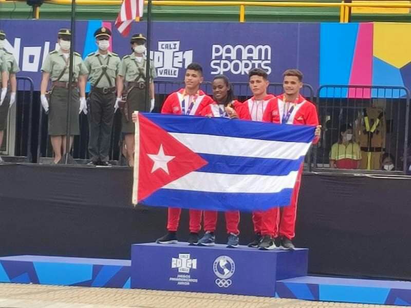Gana Cuba primer oro en Juegos Panamericanos Junior y está al frente del medallero