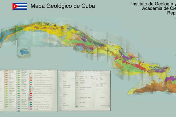Mapa Geológico de Cuba