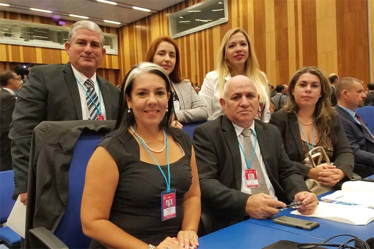 Delegación de Cuba en conferencia de OIEA