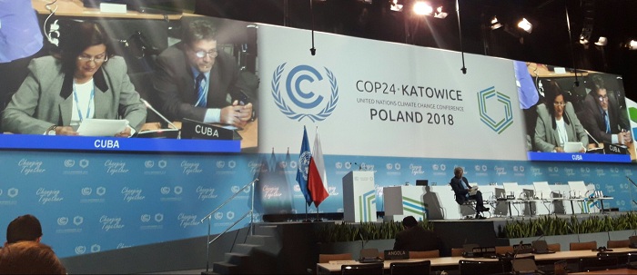 Conferencia de las Naciones Unidas sobre Cambio Climático (COP24), en Katowice, Polonia