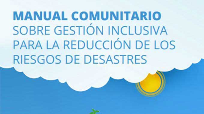 manual sobre gestión inclusiva para reducción de riesgos de desastres en Cuba 