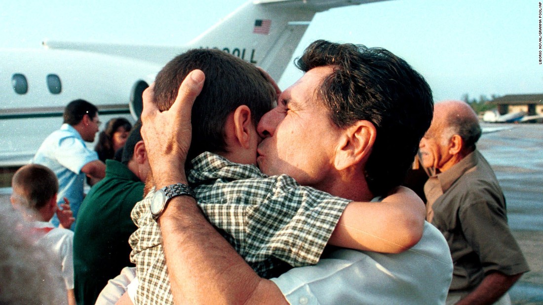 Elián y su abuelo