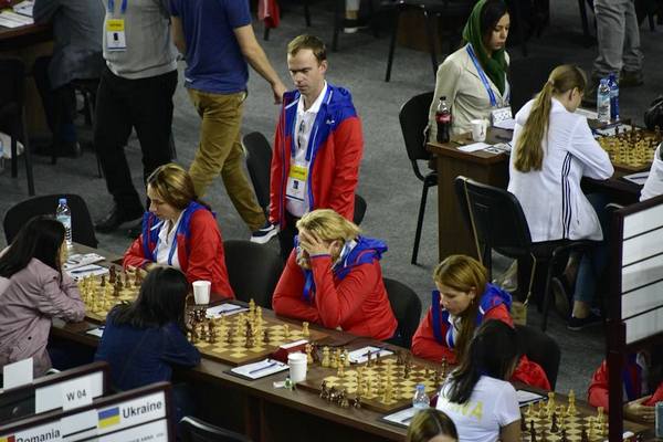 Equipo femenino de ajedrez en Georgia