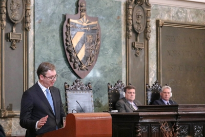  Presidente de Serbia impartió conferencia en la Universidad de La Habana