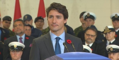 Primer ministro canadiense, Justin Trudeau Primer ministro canadiense, Justin Trudeau