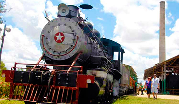 Locomotoras y los molinos de los ingenios cubanos.