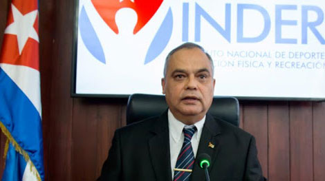 Osvaldo Vento Montiller, presidente del Instituto Nacional de Deportes, Educación Física y Recreación (Inder).