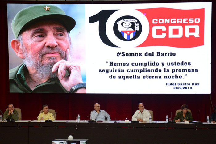 X Congreso de los Comités de Defensa de la Revolución (CDR).