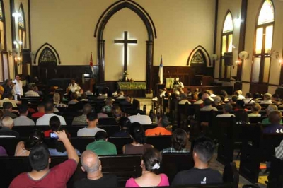 Religiosos de Cuba oran por la paz en Venezuela y Nicaragua 
