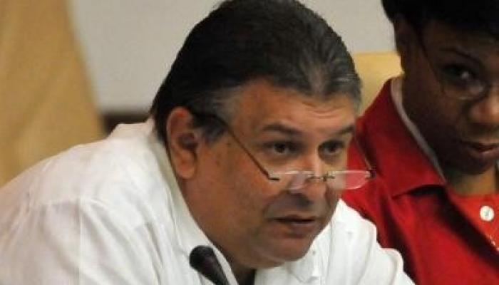 Marino Murillo Jorge, vicepresidente del Consejo de Ministros en la Co­misión de Asuntos Económicos de la Asamblea Nacional del Poder Popular
