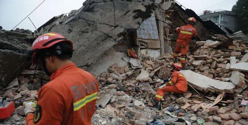 sismo en la provincia de Sichuan