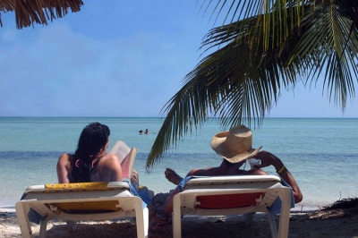 Turistas en Cayo Coco