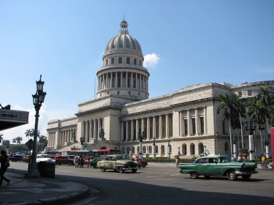 Vista del Capitolio de La Habana