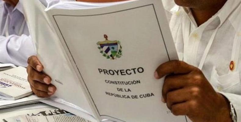 proyecto de Constitución cubana