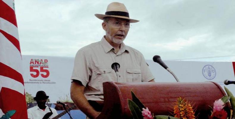 Representante de la FAO en Cuba, Theodor Friedrich