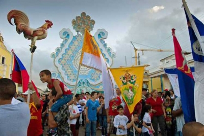 Habitantes del poblado cubano de Punta Alegre