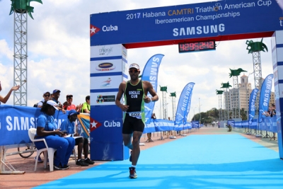 Michel González en Campeonato Iberoamericano de Triatlón de La Habana