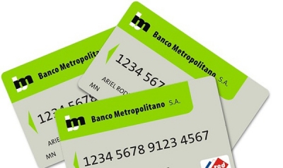 Banco Metropolitano aplicará bonificación a compras con tarjeta magnética 