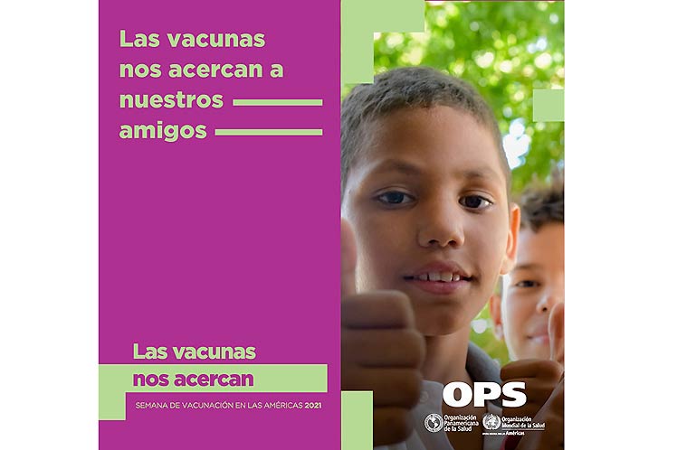 Celebran 19 Semana de la Inmunización en las Américas
