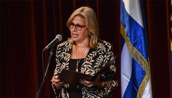 Viceministra de Relaciones Exteriores de Cuba, Ana Teresita González Fraga