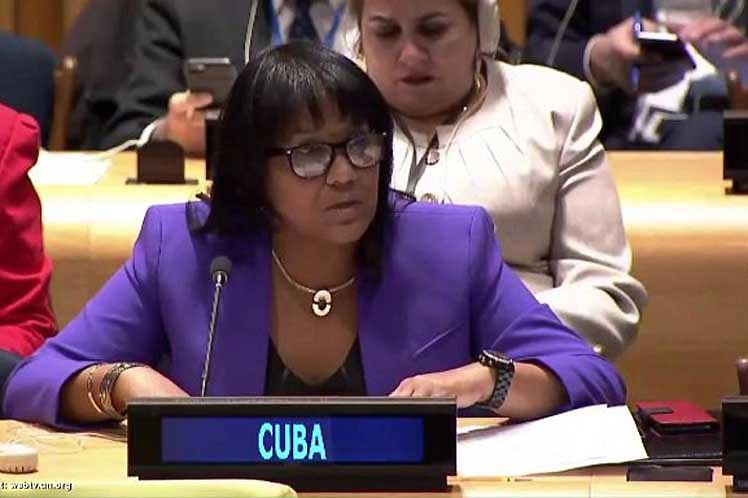 Representante permanente de Cuba ante la ONU, Anayansi Rodríguez