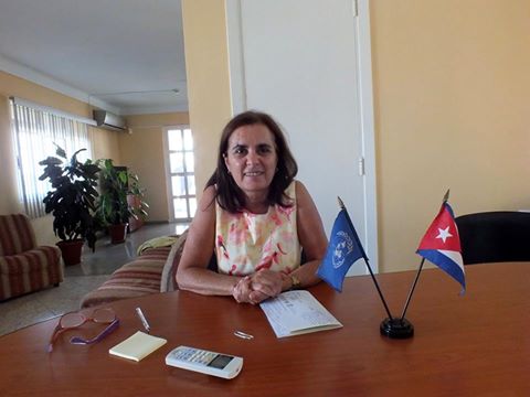 Anna Lucía D′ Emilio, representante en Cuba del Fondo de Naciones Unidas para la Infancia (UNICEF)