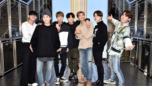 Grupo de K-pop BTS. Foto: Getty Images.