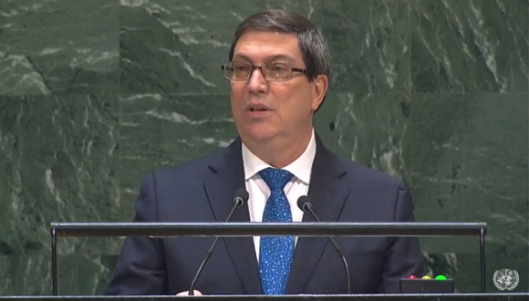 El ministro de Relaciones Exteriores de la República de Cuba, Bruno Rodríguez Parrilla,
