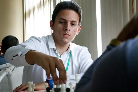 Carlos Manuel Albornoz, el nuevo monarca del ajedrez cubano Foto: Calixto N. Llanes/Periódico JIT (Cuba)