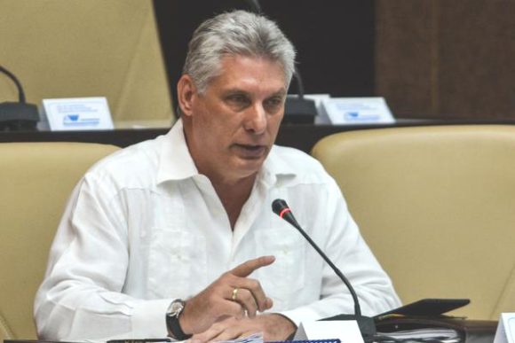 El presidente cubano Miguel Díaz-Canel Bermúdez. Foto: Prensa Latina
