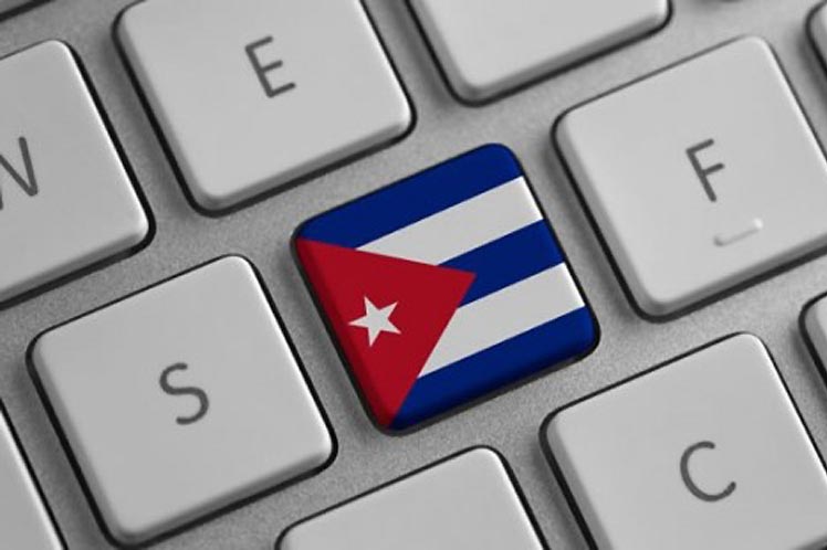 Imagen alegórica a la informatización de la sociedad cubana