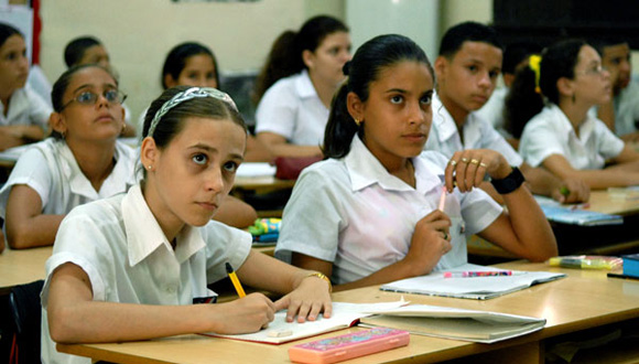 Sistema educacional cubano.